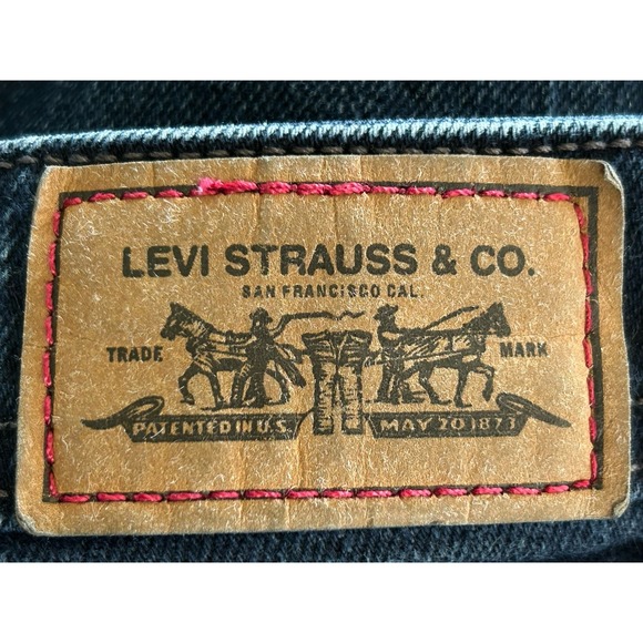 Levi  518 Super Low Bootcut Jeans With Raw Hem Size‎ 5 M - Picture 7 of 11